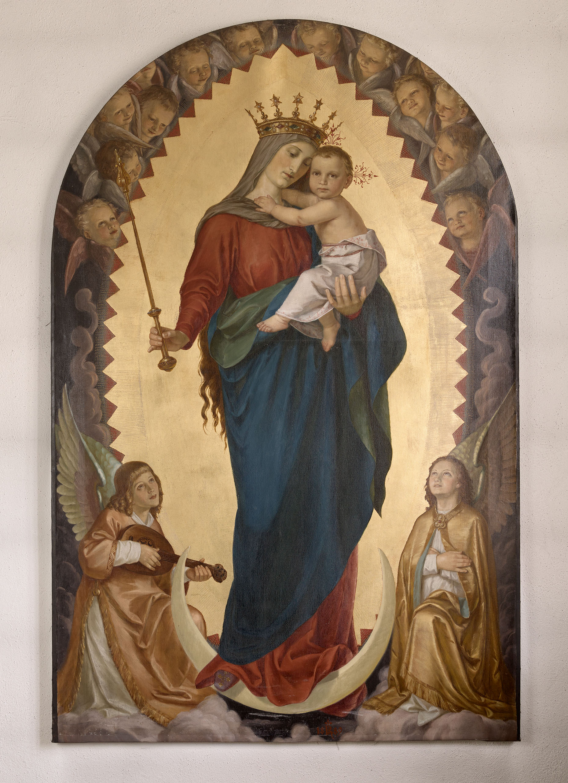 Grellingen, St. Laurentius. Maria in der Mandorla